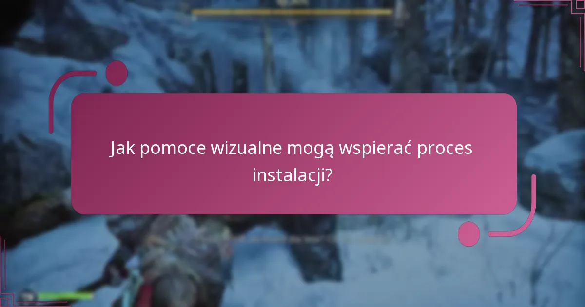 Jak pomoce wizualne mogą wspierać proces instalacji?